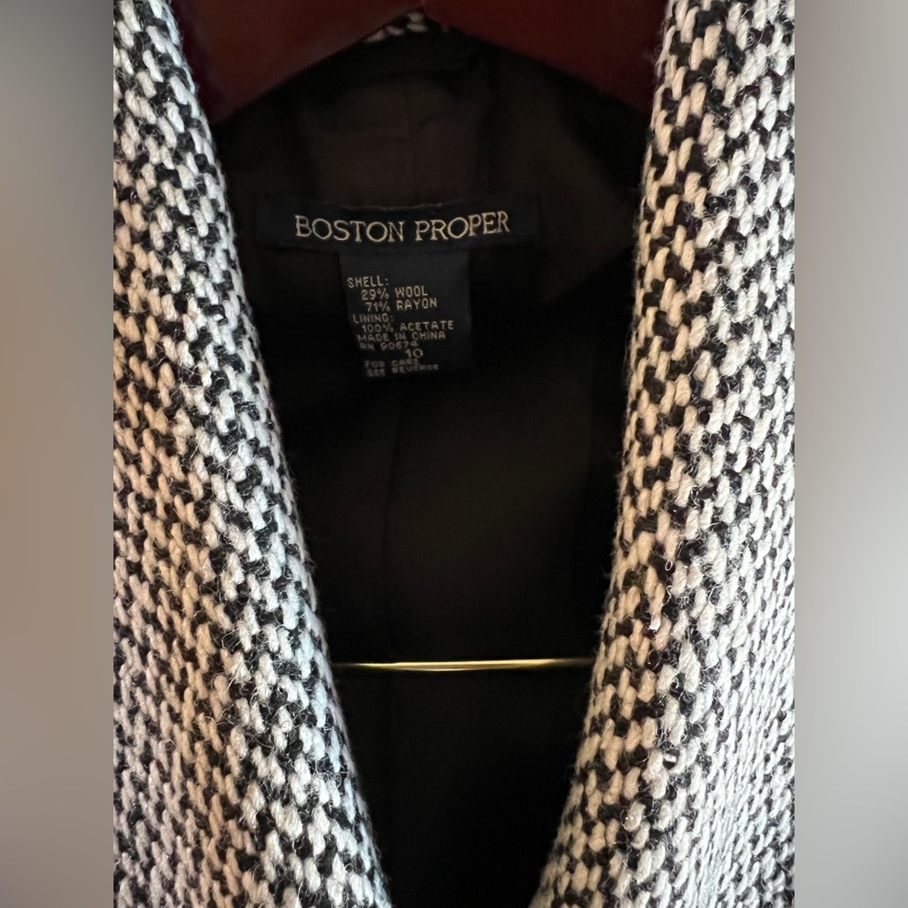 Boston Proper Tweed Jacket - Picture 3 of 4